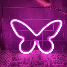 Neon Butterfly Pink