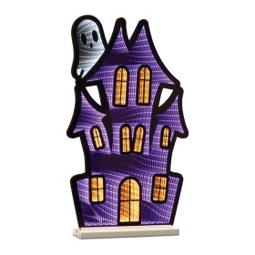Haunted House w/Ghost Ekkolight 23.5"H
