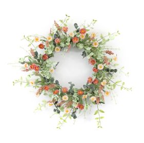 Mini Daisy Wreath 24"D EVA/Plastic