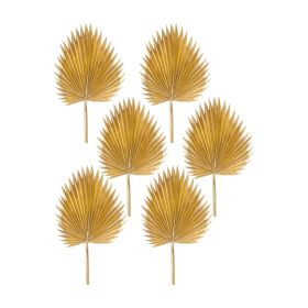 Fan Palm Leaf (Set of 6) 37"H