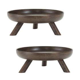Bowl w/Legs (Set of 2) 7.75"D x 3"H