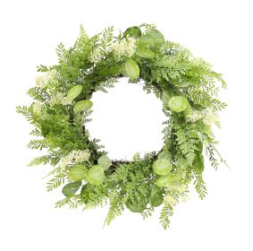 Mixed Foliage Wreath 27.5"D
