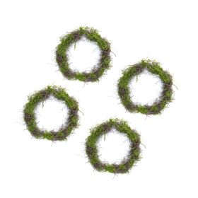 Moss Wreath (Set of 4) 17.5"D