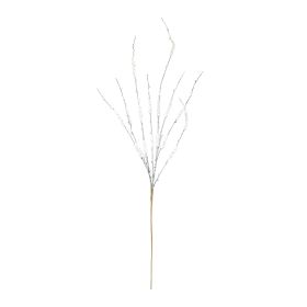 Snowy Tinsel Branch (Set of 12) 43"H