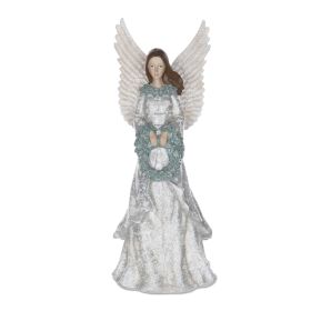 Angel w/Wreath 18.5"H