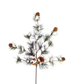 Snowy Pine Spray (Set of 6) 20"H