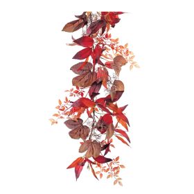 Fall Leaf Garland 6'L
