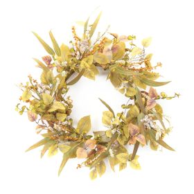 Mixed Fall Foliage Wreath 21"D