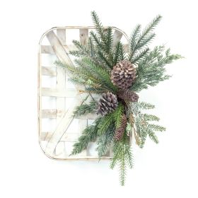 Pine and Cone Design 16.5"L x 20.5"H