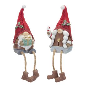 Gnome (Set of 6) 8"H, 8.25"H