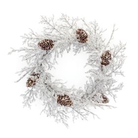 Ice Branch Wreath 24"D