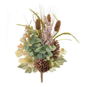 Foliage/Berry/Cone Bush (Set of 2) 23"H