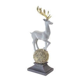 Deer on Orb 18"H
