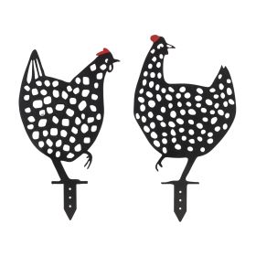 Chicken Stake (Set of 4) 12"L x 22"H, 12.75"L x 23"H