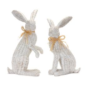 Rabbit (Set of 2) 15.25"H, 17.75"H