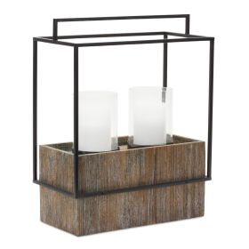 Double Candle Holder 14.25"L x 18"H