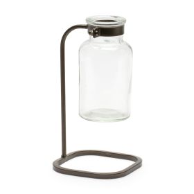 Bottle Vase in Stand (Set of 4) 7.5"H