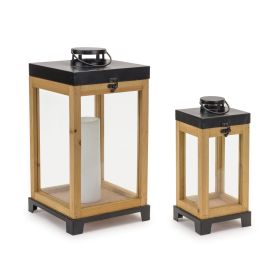 Lantern (Set of 2) 12.5"H, 17"H