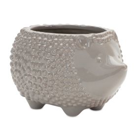Hedgehog Planter (Set of 4) 6.75"L x 4.25"H Ceramic
