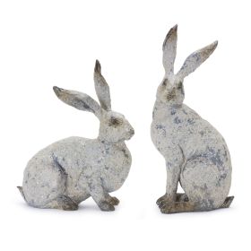 Rabbit (Set of 2) 9.75"H, 12"H