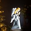 Angel Infinity Light 24.5”H Acrylic UL Plug Included