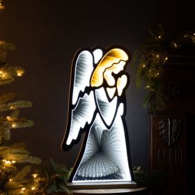 Angel Infinity Light 24.5”H Acrylic UL Plug Included
