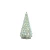 LED Green Mercury Glass Tree (Set of 3)