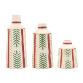 Vase (Set of 3) 6"H, 10"H, 12"H Dolomite