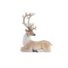 Glittered Holiday Deer Figurine (Set of 3)