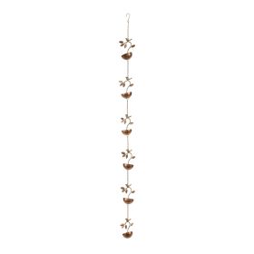 Bird Rain Chain 70"L Iron