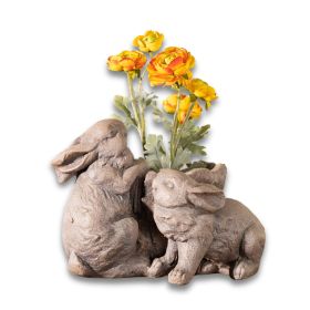 Rabbit Pot 14.5"L X 10"H Resin