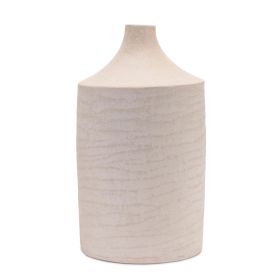 Vase 10"D x 18"H Recycled Paper/Chalk Powder
