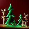 Tree Ekkolight 11.75"H Acrylic 3AA Batteries Not Included/USB Cord Included