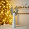 Angel 24.5"H Resin/Metal