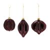 Velvet Glass Ornament (Set of 6)