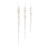 Glass Icicle Ornament (Set of 18)