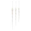 Glass Icicle Ornament (Set of 18)