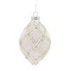 Jeweled Diamond Glass Ornament (Set of 6)