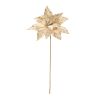 Beaded Poinsettia Flower Stem (Set of 2)