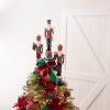 Metal Triple Tree Topper Platform 36"H
