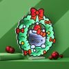Hello Kitty®️  Wreath Ekkolight 20”H
