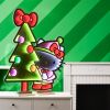 Hello Kitty w/Christmas Tree Ekkolight 47"H Acrylic UL Plug