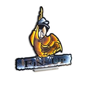 Margaritaville Parrot Fins Up Ekkolight 28.5"H Acrylic UL Plug