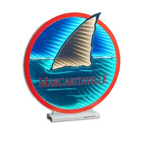 Margaritaville Shark Fin Ekkolight 16"H Acrylic UL Plug