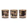 Mossy Oak Votive (Set of 3) 3"D x 3"H Glass