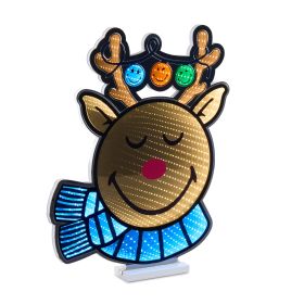 SmileyWorld(R) Reindeer Ekkolight 21"H Acrylic UL Plug