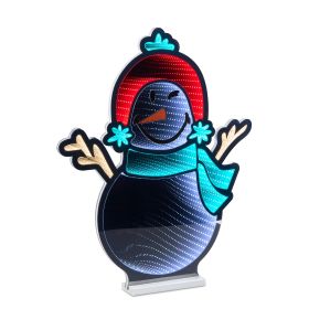 SmileyWorld(R) Snowman Ekkolight 24"H Acrylic UL Plug