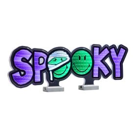 SmileyWorld(R) SPOOKY Ekkolight 24"L x 8"H Acrylic UL Plug