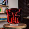 Transformers Autobot Ekkolight 16"H Acrylic UL Plug