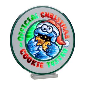 Sesame Street Cookie Tester Sign Ekkolight 16"H Acrylic UL Plug